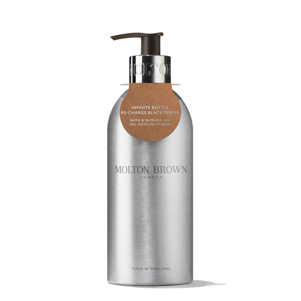 Molton Brown Bath & Body Re-Charge Black Pepper Infinite Bottle Bath & Shower Gel
