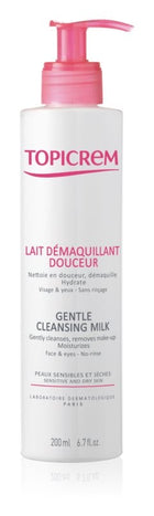 Topicrem Face Care Hydra+ Gentle Cleansing Milk