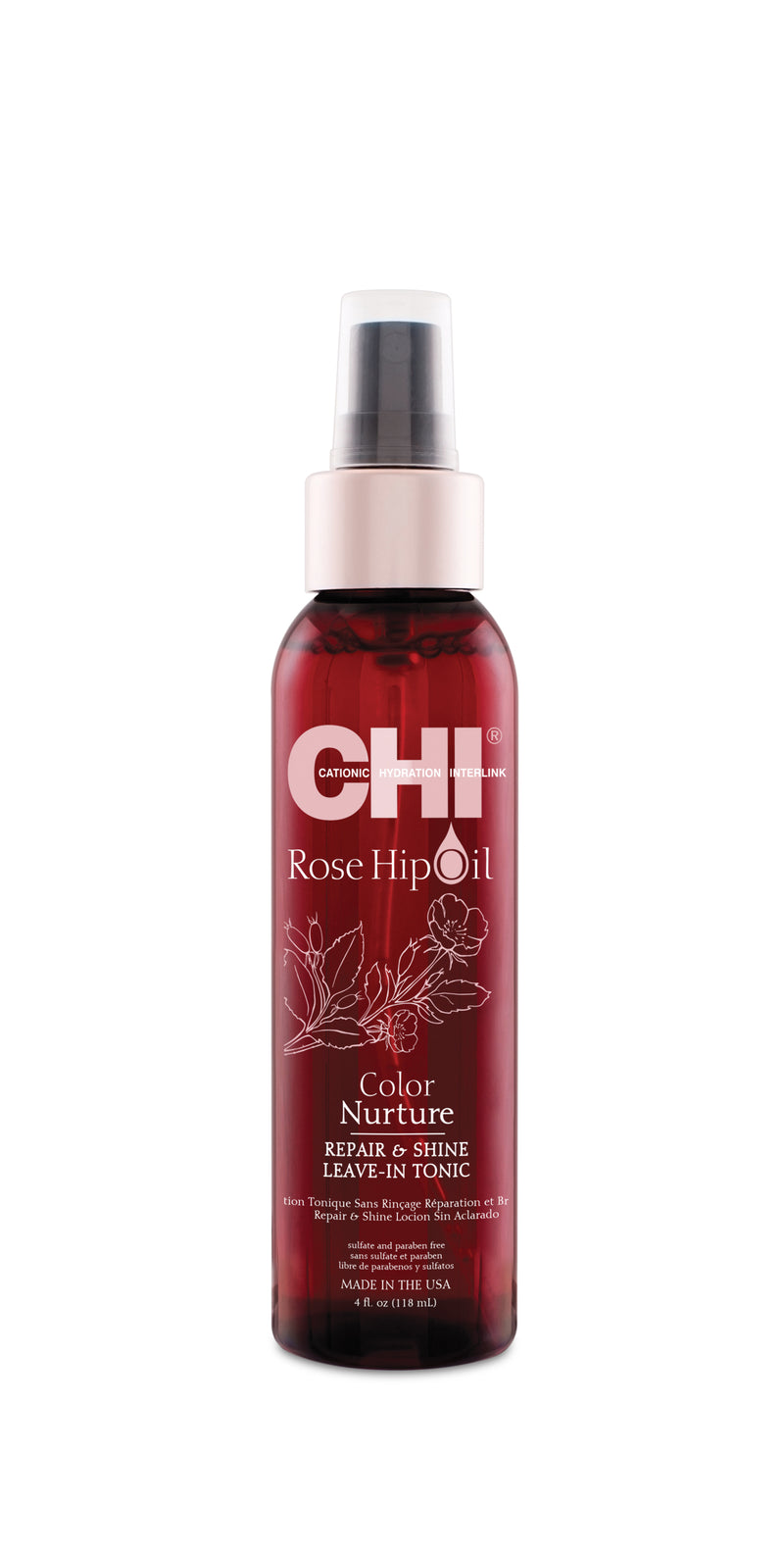 CHI Rose Hip Oil Color Nurture Repair & Shine Leave-in Spray