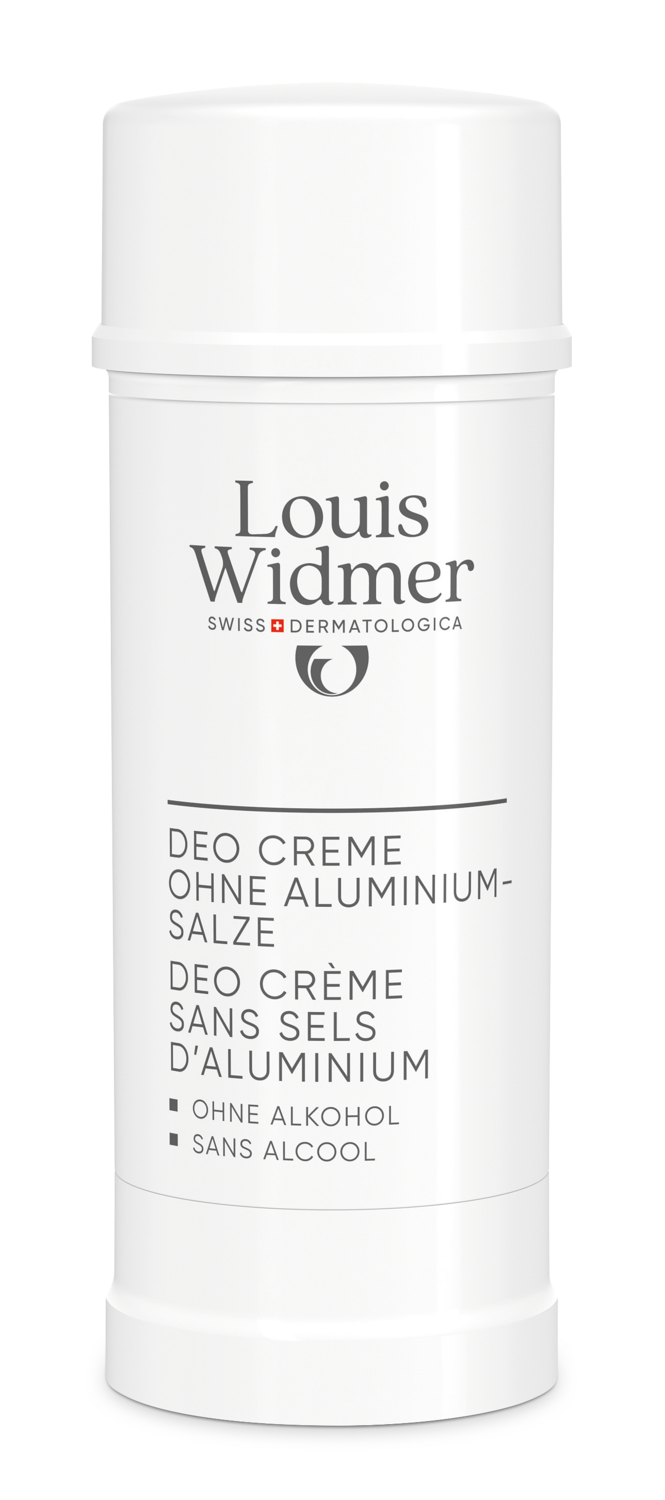 Louis Widmer Bodycare Deo Crème zonder Aluminiumzouten Licht Geparfumeerd Deodorant