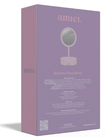 Amici Glow Mirror Pink