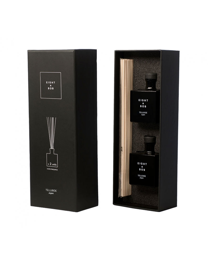 Eight & Bob Home Fragrance Reed Diffuser 2x Geurstokjes Telluride Aspen