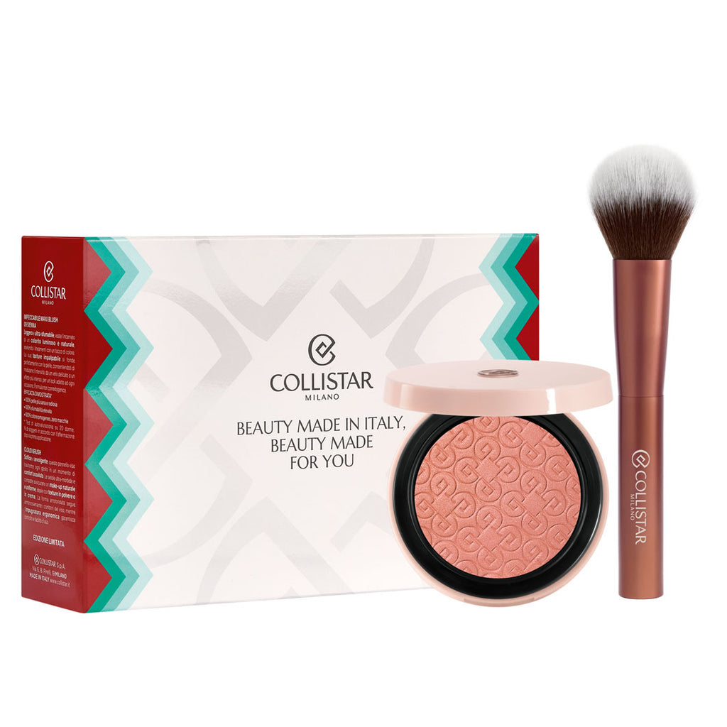 Collistar Set Impeccabile Maxi Blush 09 Sienna + Brush