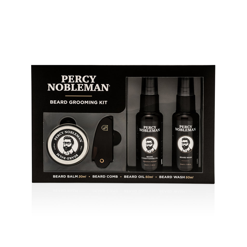 Percy Nobleman Beard Grooming Kit Travel Size