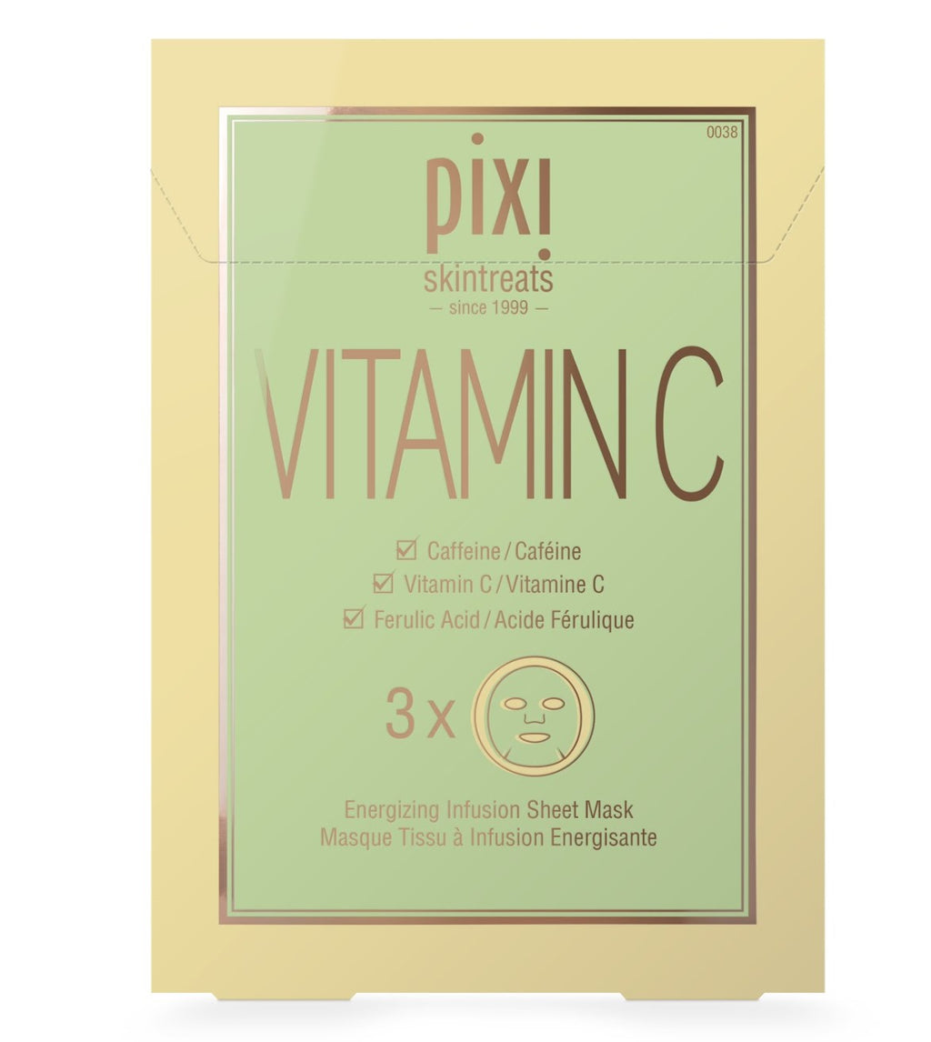 Pixi Skintreats Vitamin C Energizing Infusion Sheet Mask