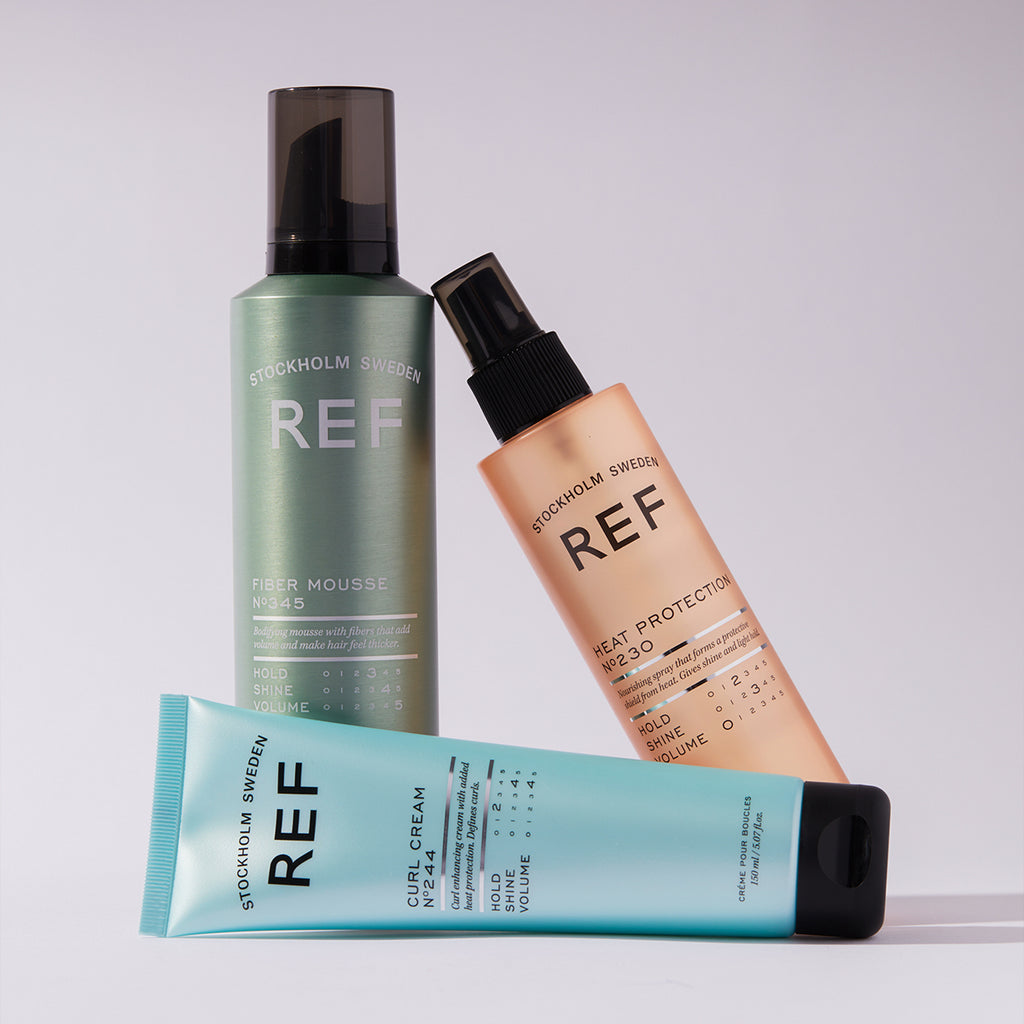 REF Styling Fiber Mousse N°345 Hold 3 - Shine 4 - Volume 5