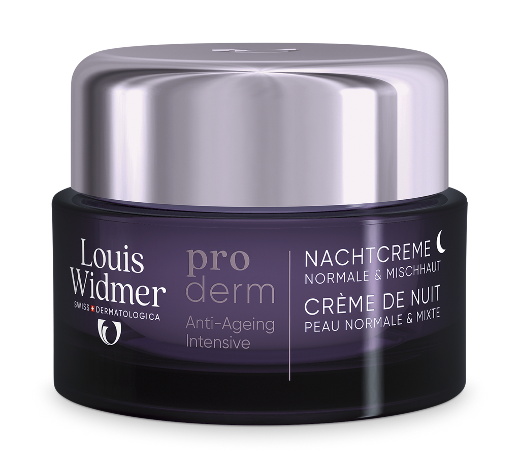 Louis Widmer Proderm Nachtcrème Licht Geparfumeerd