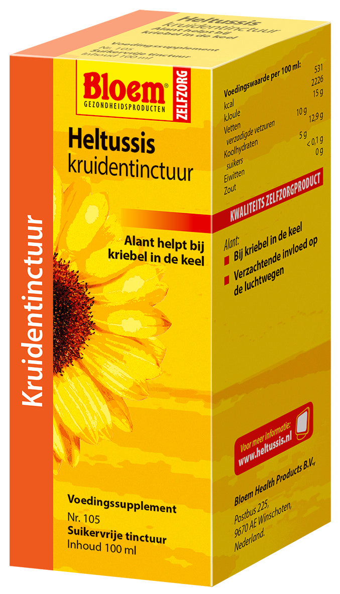 Bloem Heltussis Kruidentinctuur Vloeibaar Luchtwegen