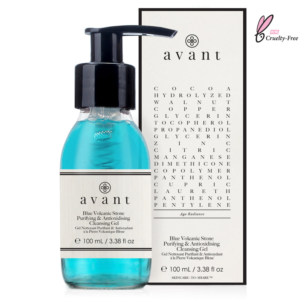 Avant Age Radiance Blue Volcanic Stone Purifying & Antioxidising Cleansing Gel