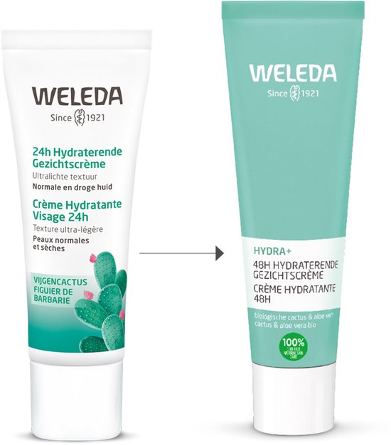 Weleda Hydraterende Gezichts Crème 48H Cactus & Aloe Vera