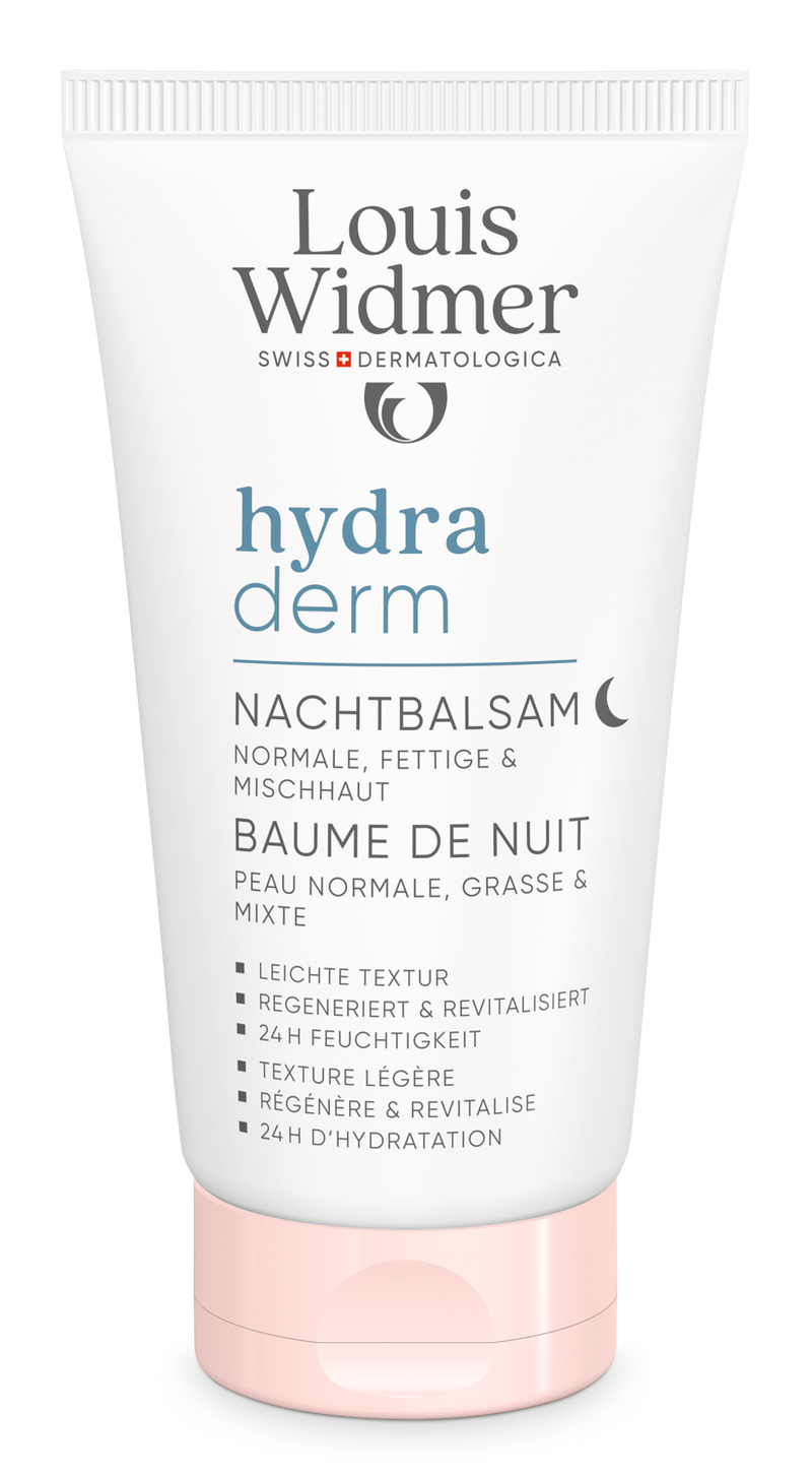 Louis Widmer Hydraderm Nachtbalsem Licht Geparfumeerd Crème