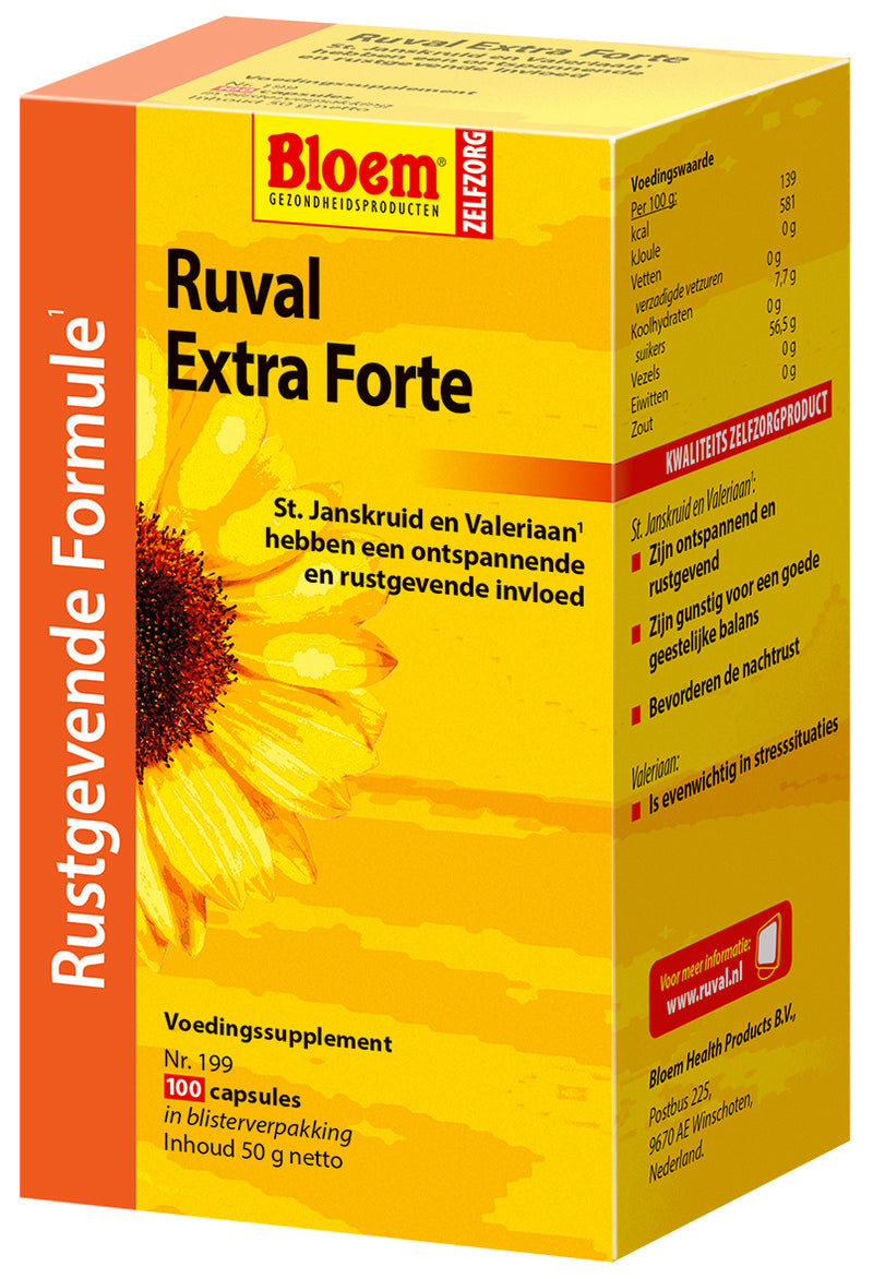 Bloem Ruval Extra Capsules Rustgevend