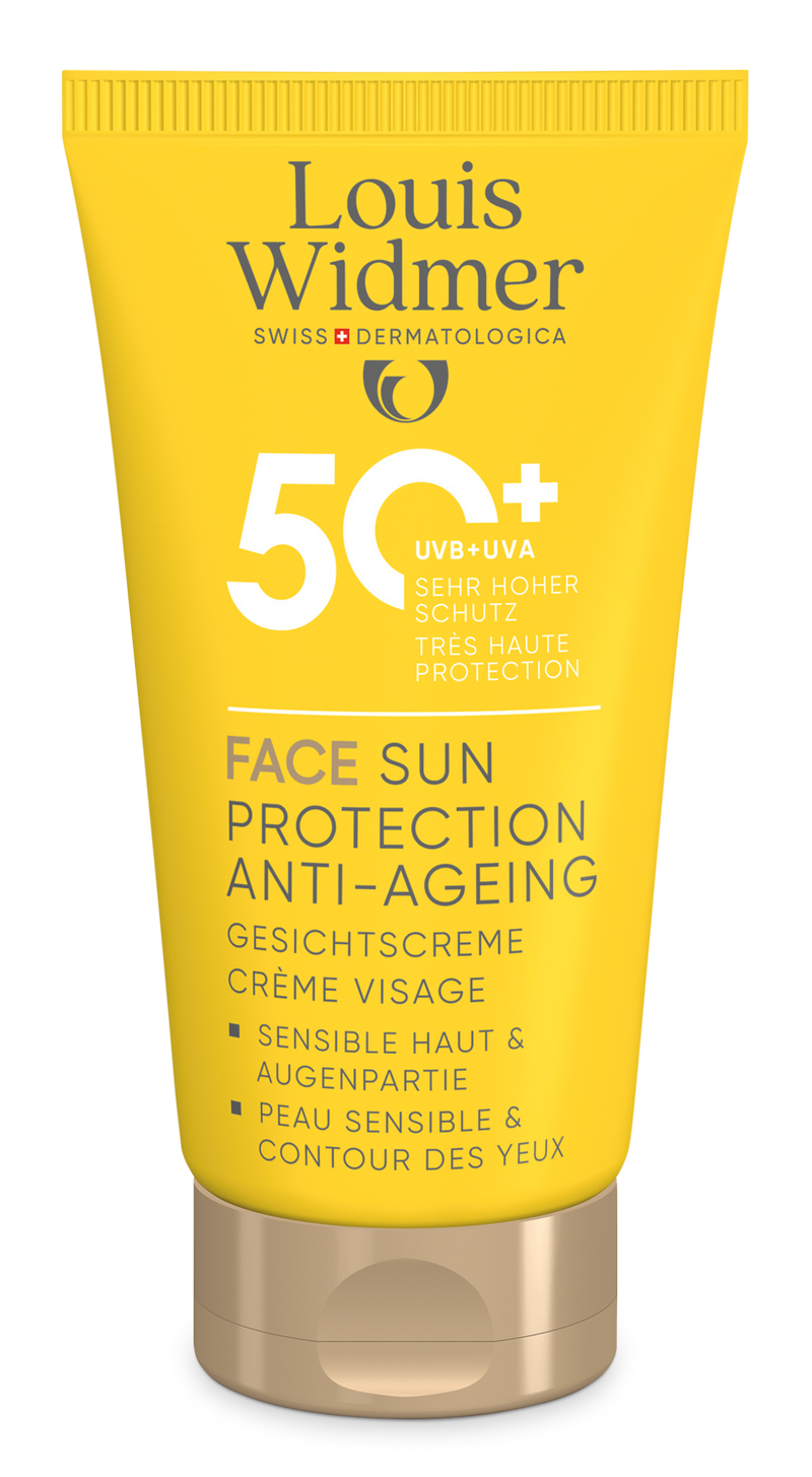 Louis Widmer Suncare Face Sun Protection Anti-Ageing 50+ Licht Geparfumeerd Crème