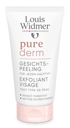 Louis Widmer Purederm Gezichtspeeling Licht Geparfumeerd Peeling