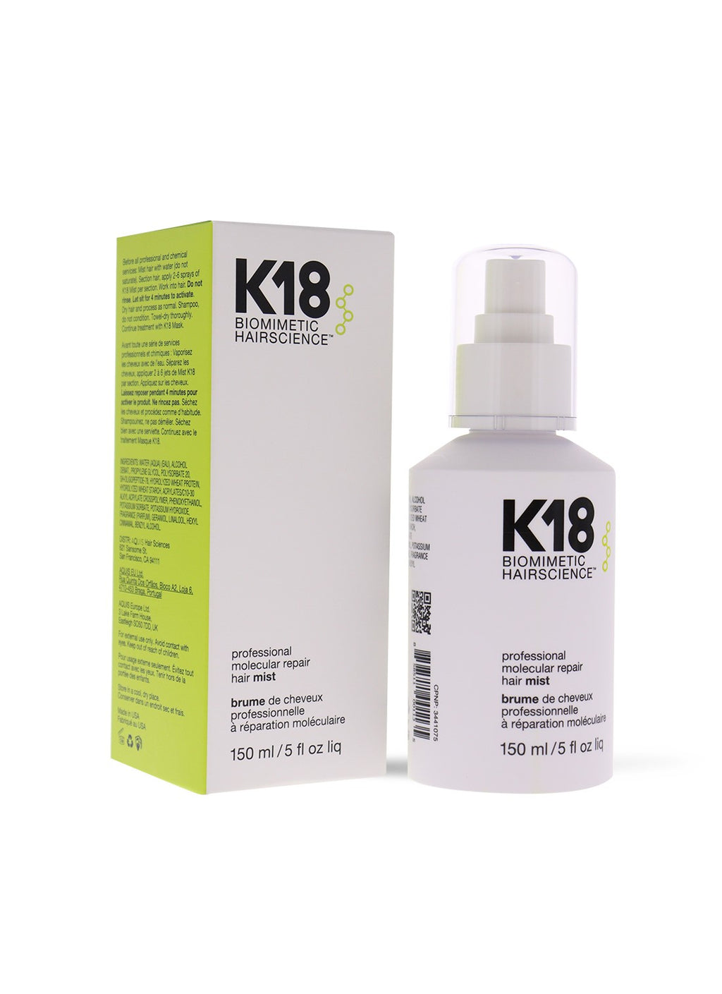 K18 Hair Molecular Repair Hair Mist Spray