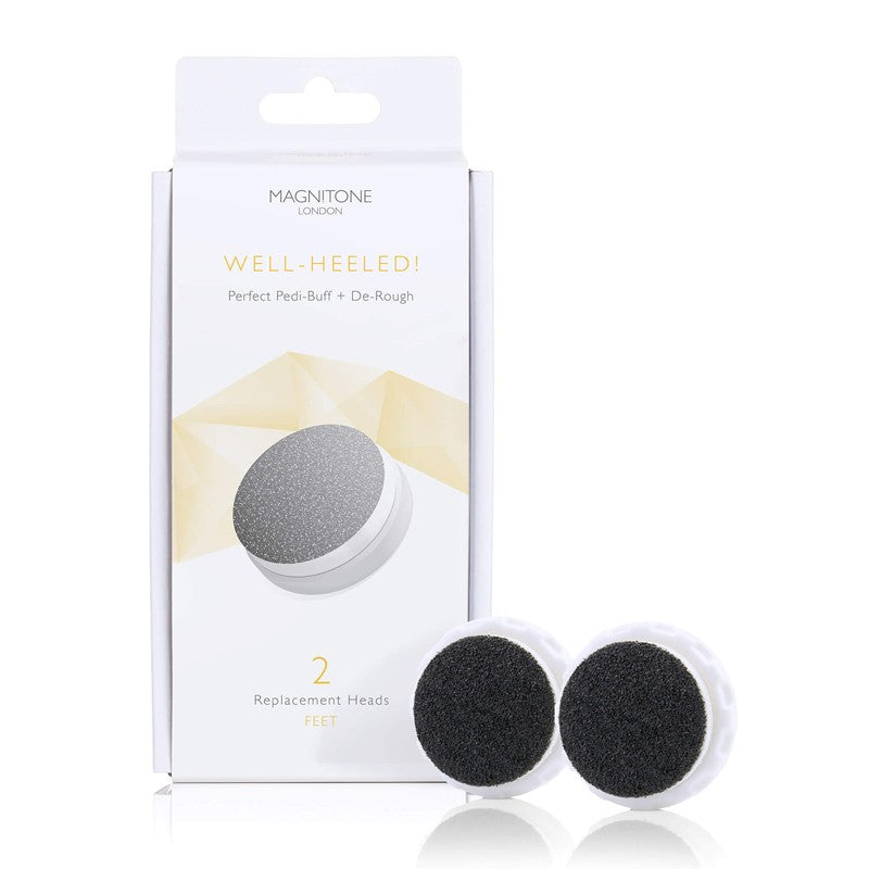 Magnitone Borstelkoppen Well-Heeled Replacement Heads Feet Borstel Pedi-Buff + De-Rough