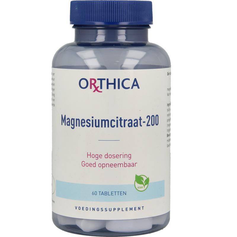 Orthica Magnesiumcitraat-200 Tabletten