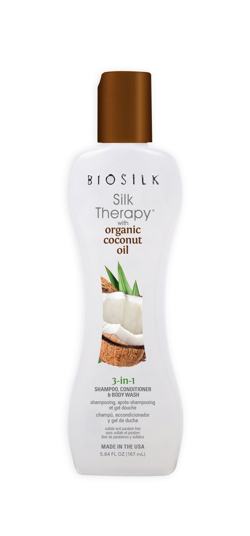 BioSilk Silk Therapy Organic Coconut Oil Leave-in Treatment Serum Haar & Huid