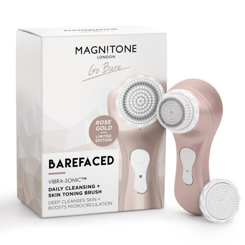 Magnitone Barefaced Vibra-Sonic Daily Cleansing Brush Borstel Rose Gold