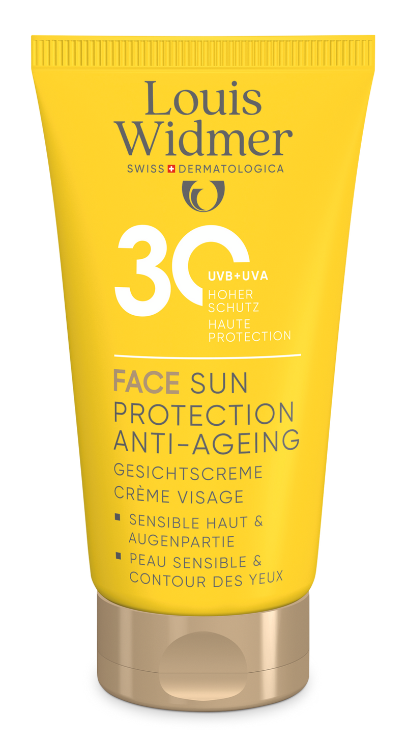 Louis Widmer Suncare Face Sun Protection Anti-Ageing 30 Licht Geparfumeerd Crème