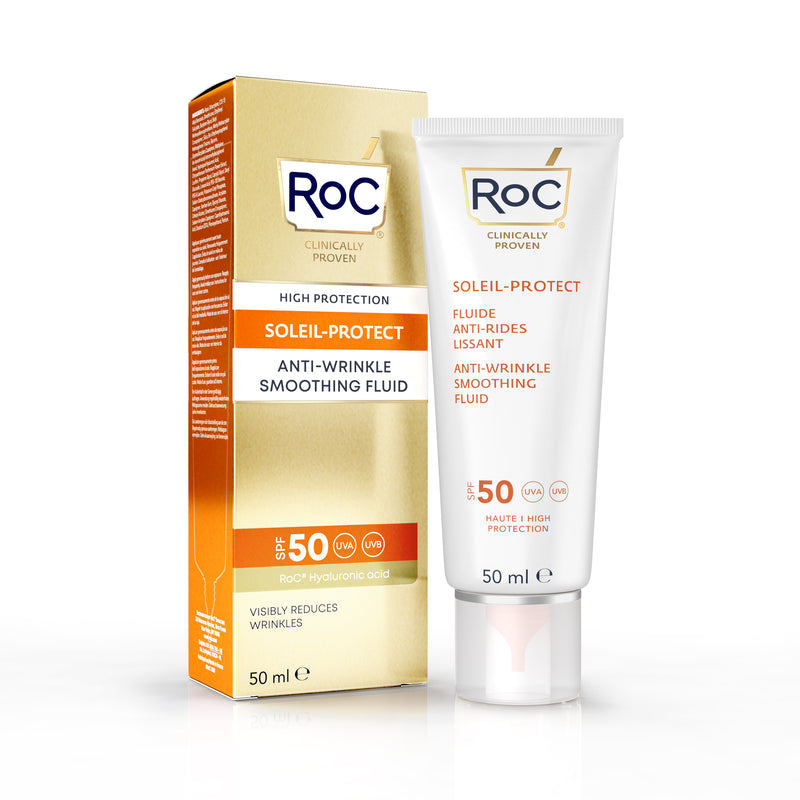 RoC Soleil-Protect Anti-Wrinkle Smoothing Fluid Lotion SPF50