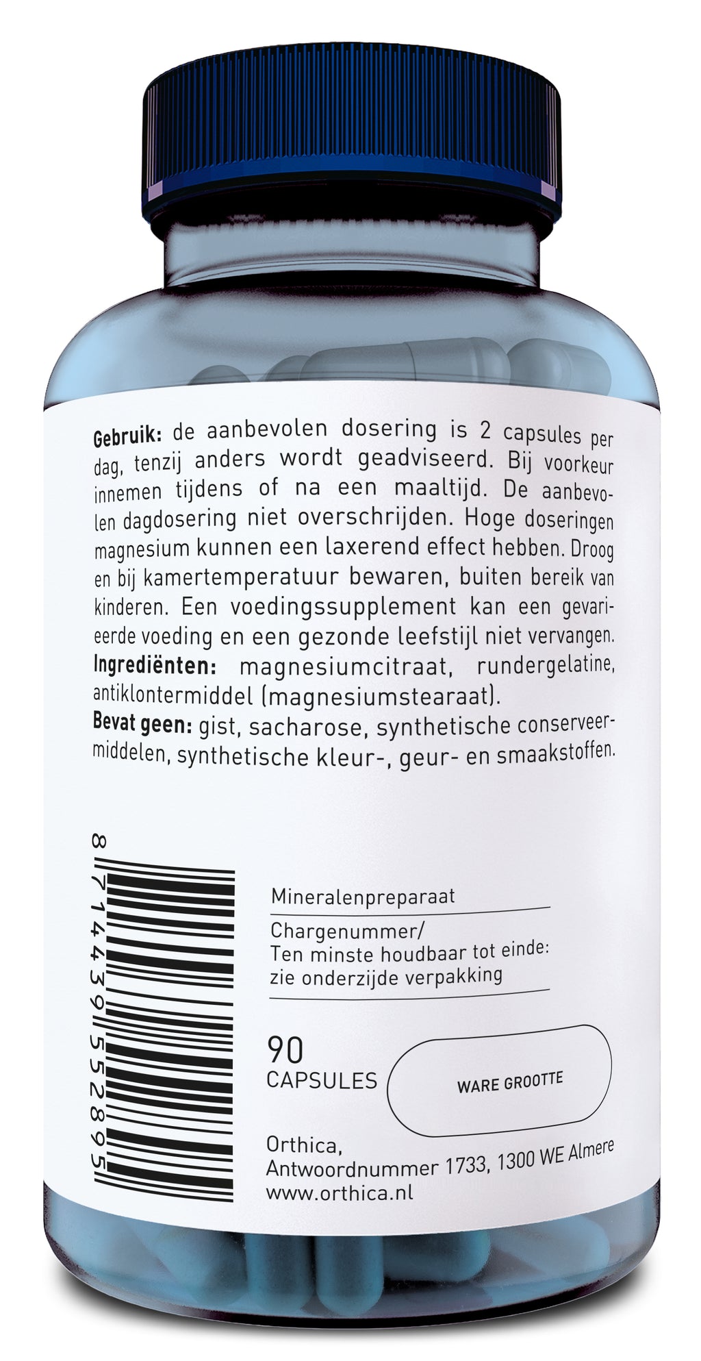 Orthica Magnesiumcitraat-125 Tabletten