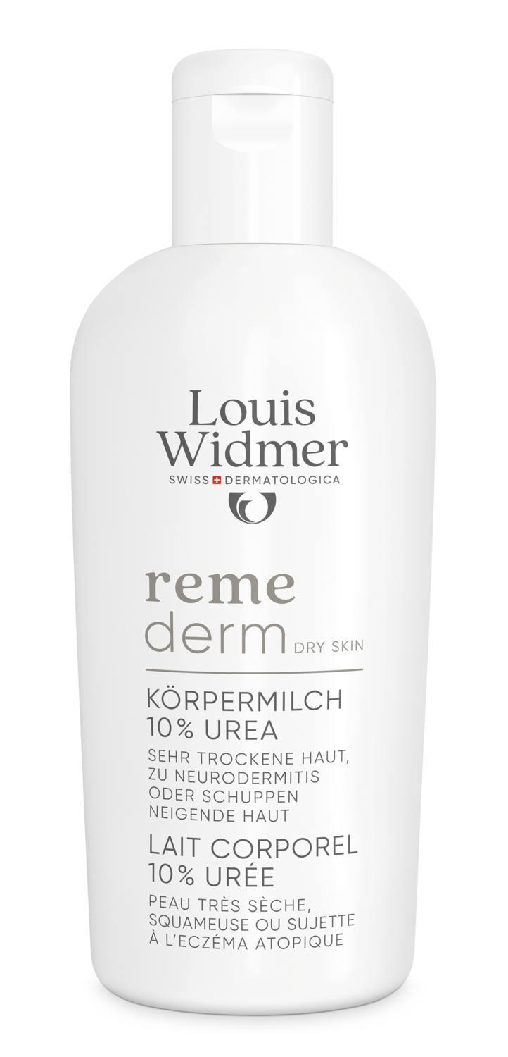 Louis Widmer Remederm Lichaamsmelk 10% Ureum ZP Melk