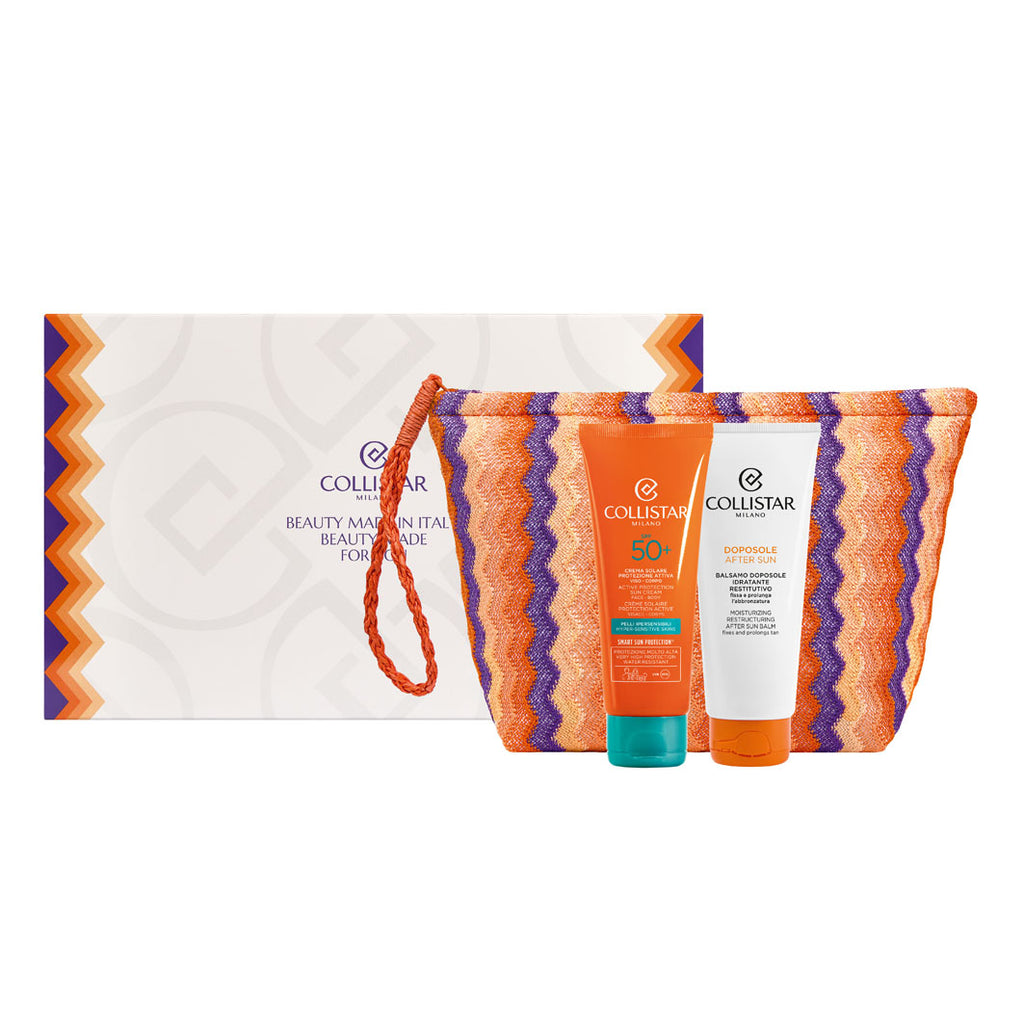 Collistar Sun Kit 2026 - Active Protection Sun Cream Spf50+ + After Sun Balm + Bag