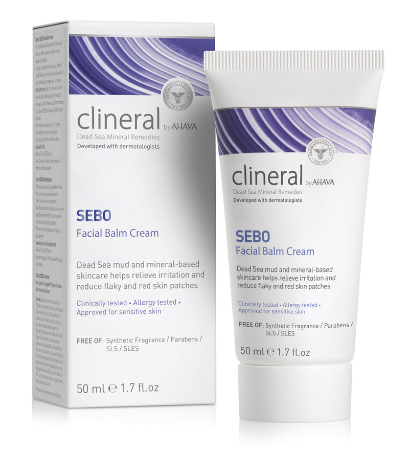 Ahava Clineral Sebo Facial Balm Cream Dagcrème Seborroïsch Eczeem