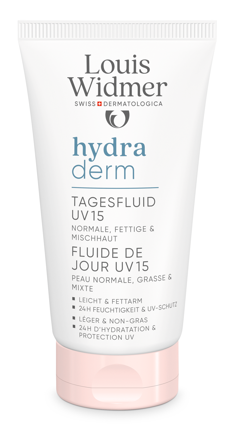 Louis Widmer Hydraderm Dag Fluide UV15 Licht Geparfumeerd Crème