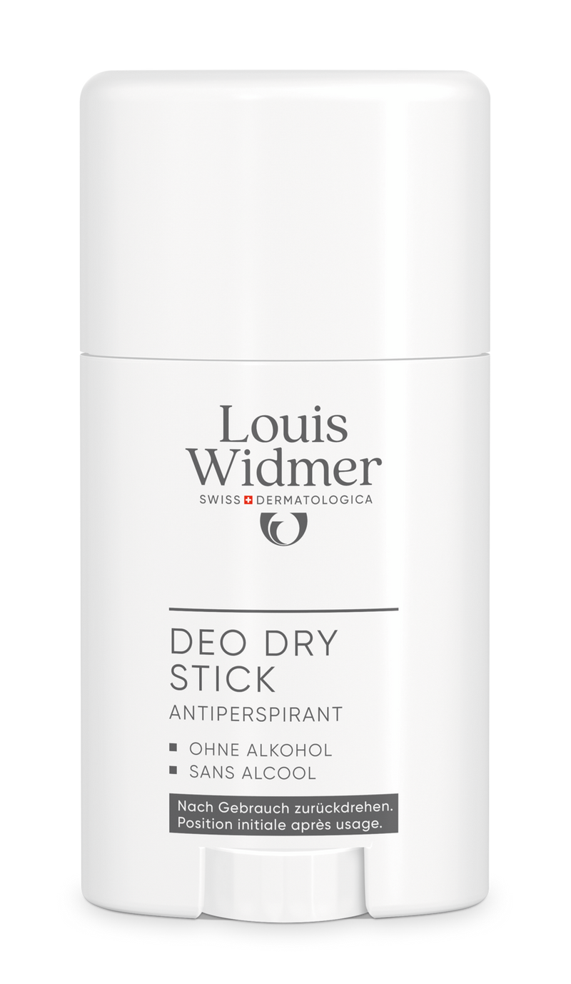 Louis Widmer Bodycare Deo Dry Stick Antiperspirant Licht Geparfumeerd Deodorant
