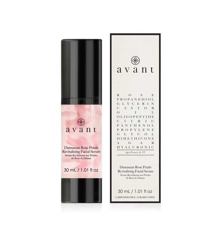 Avant Age Protect & UV Damascan Rose Petals Revitalising Facial Serum