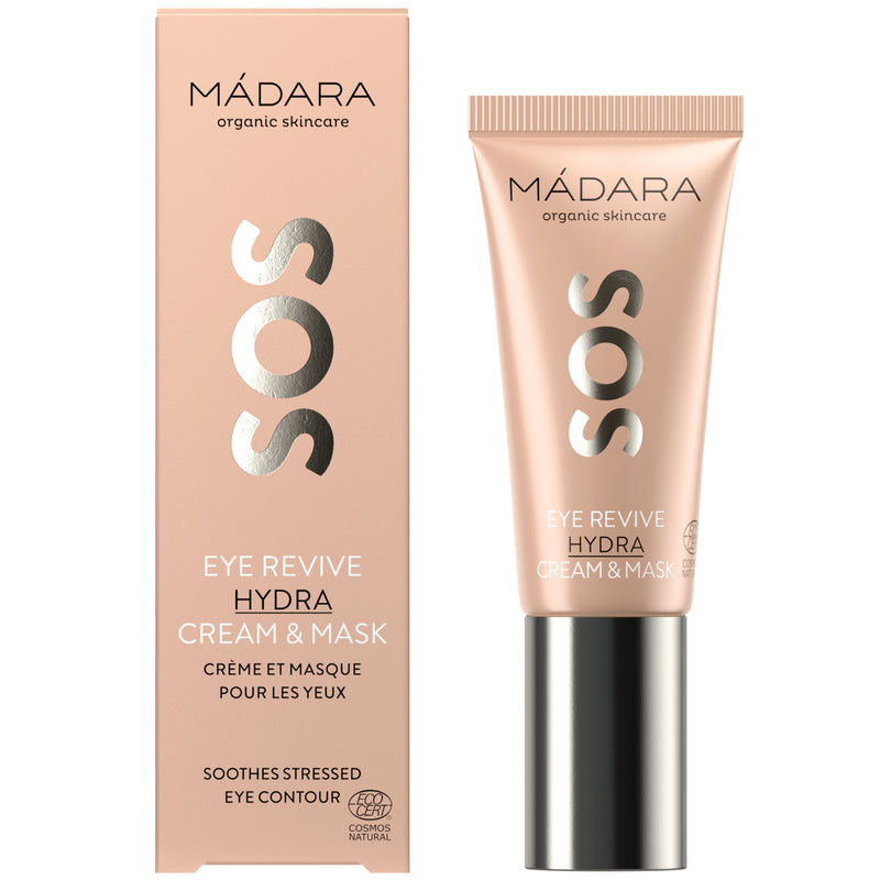MÁDARA Skincare SOS Line Eye Revive Hydra Cream and Mask