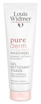 Louis Widmer Purederm Wash Gel Gezicht Licht Geparfumeerd