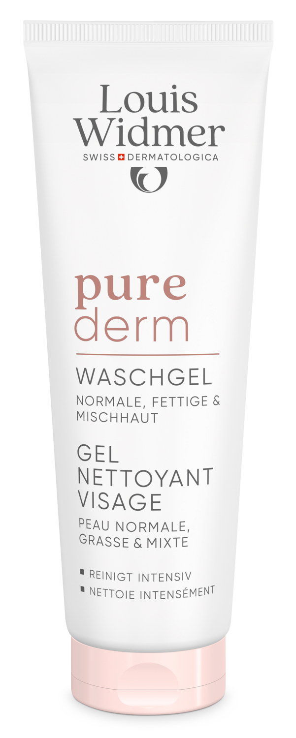 Louis Widmer Purederm Wash Gel Gezicht Licht Geparfumeerd
