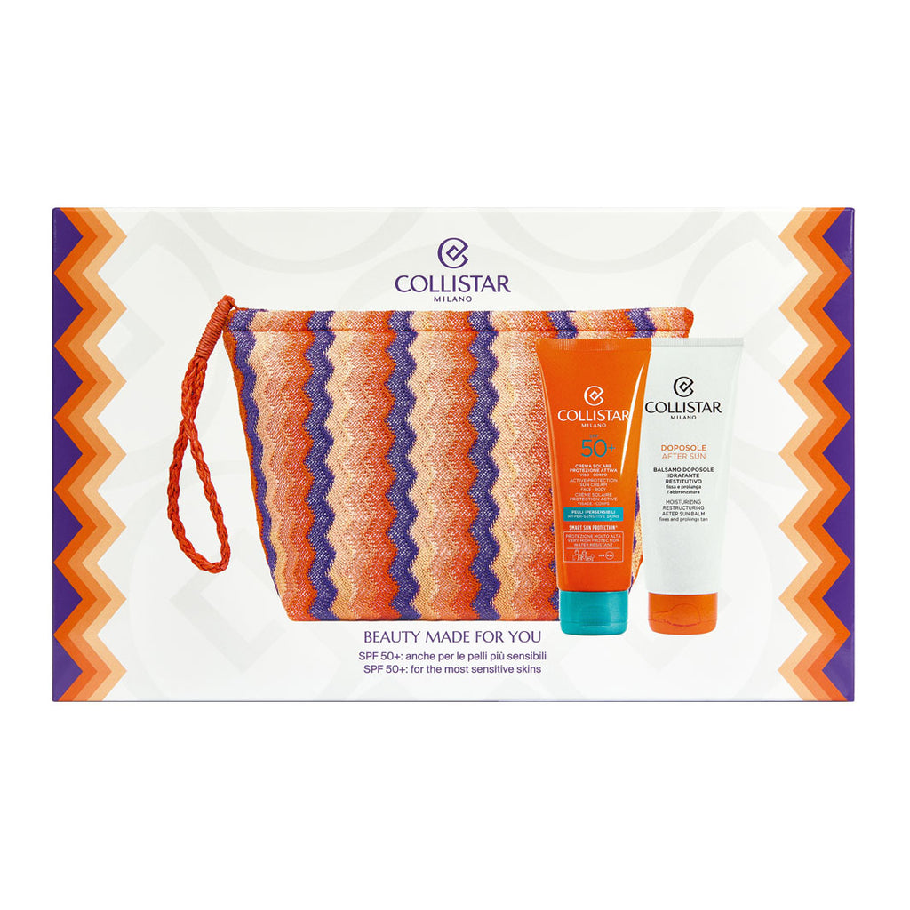 Collistar Sun Kit 2026 - Active Protection Sun Cream Spf50+ + After Sun Balm + Bag