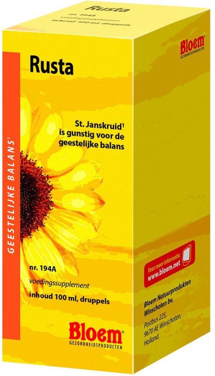 Bloem Rusta Vloeibaar Geestelijke Balans