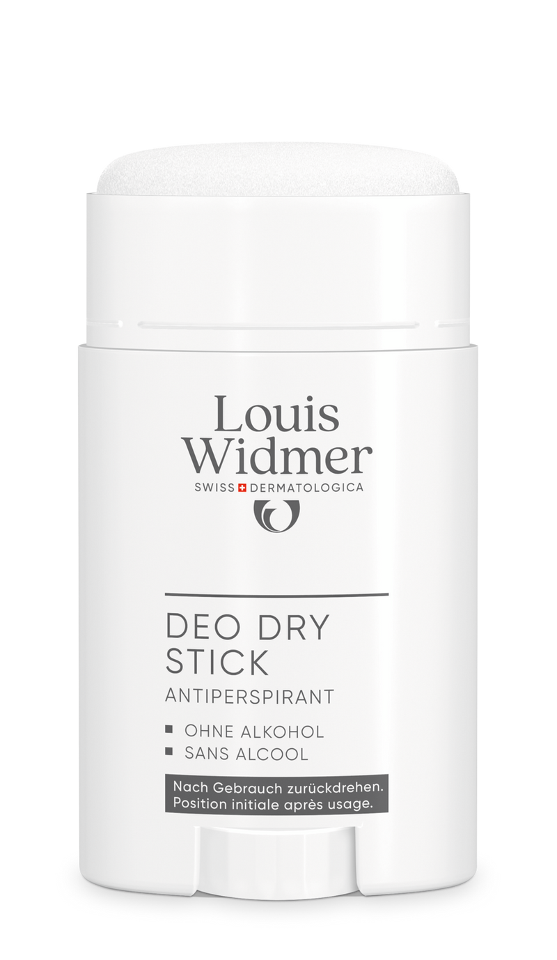 Louis Widmer Bodycare Deo Dry Stick Antiperspirant Licht Geparfumeerd Deodorant
