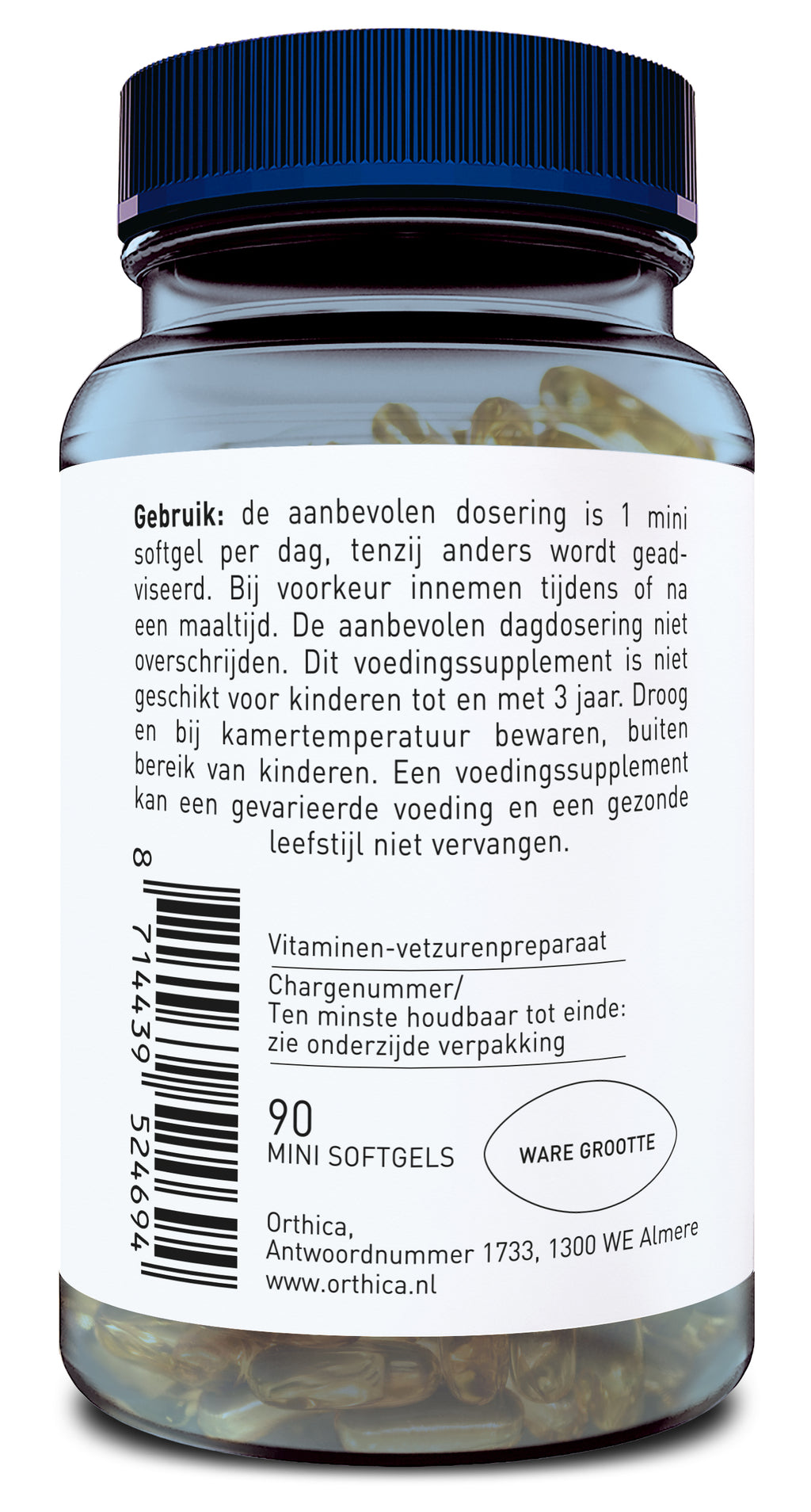 Orthica Kabeljauwleverolie Capsules