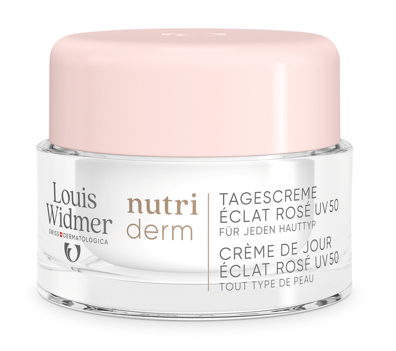 Louis Widmer Nutriderm Dagcrème Éclat Rosé UV50 ZP Crème