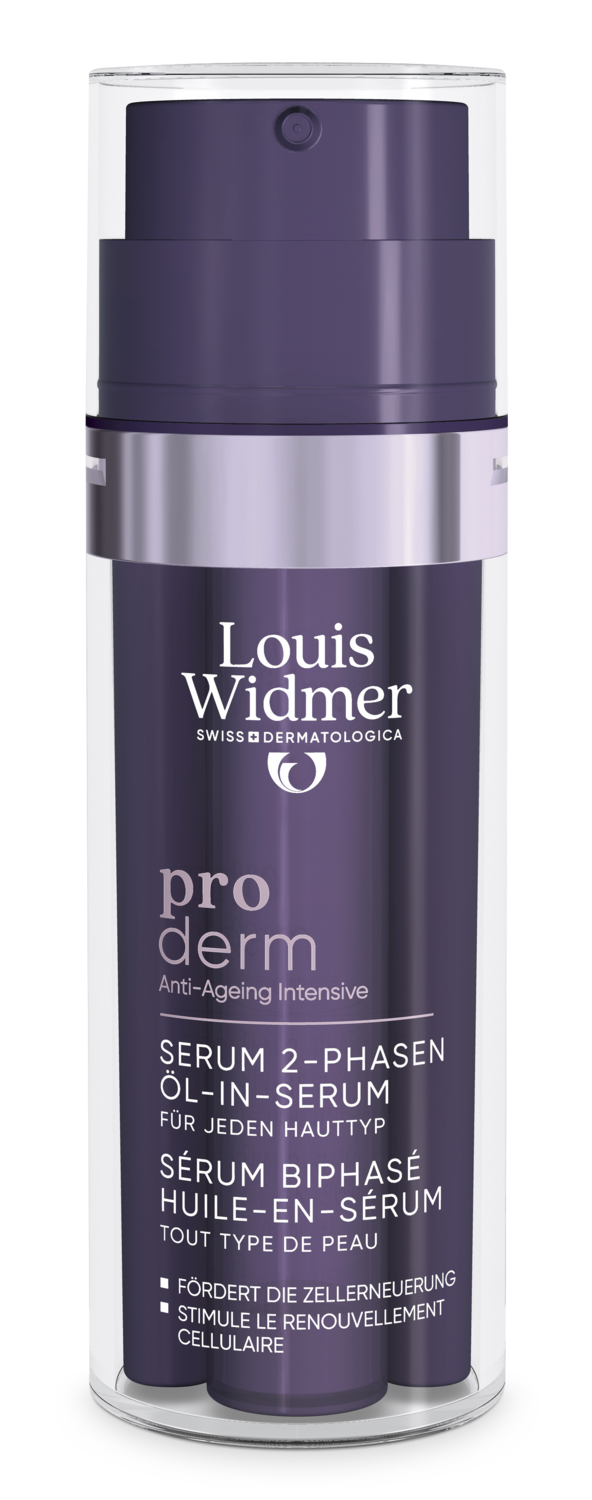 Louis Widmer Proderm Tweefasig Serum Olie-in-Serum Licht Geparfumeerd