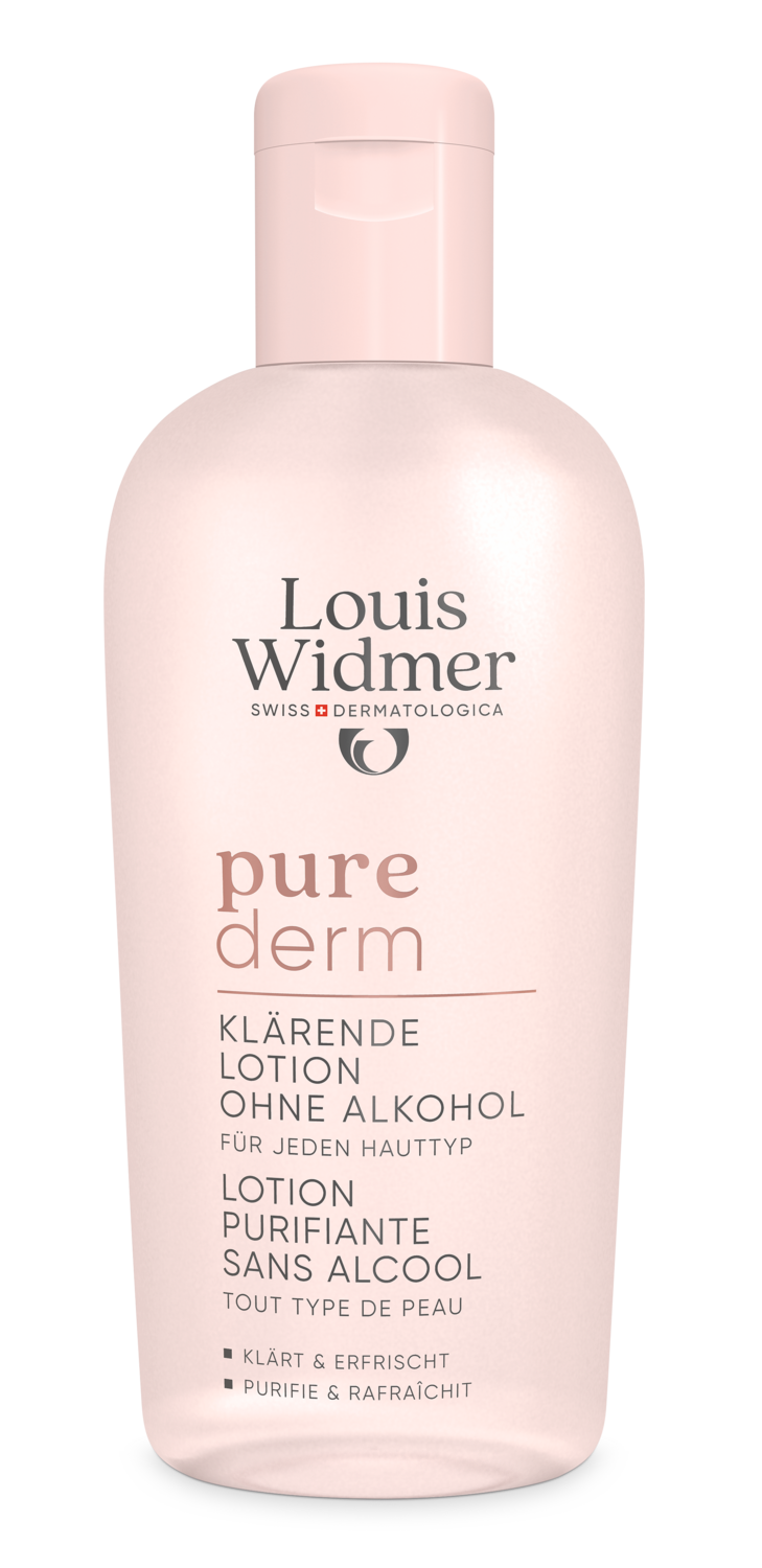 Louis Widmer Purederm Zuiverende Tonic zonder Alcohol Licht Geparfumeerd Melk