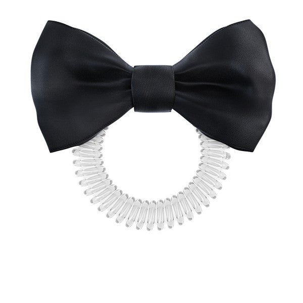 Invisibobble Bowtique Spiral Hair Ring Meets Bow Accessoire True Black
