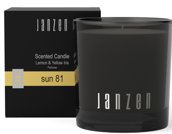 Janzen Sun 81 Scented Candle Geurkaars Lemon & Yellow Iris