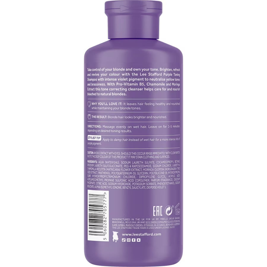 Lee Stafford Bleach Blondes Purple Toning Purple Toning Shampoo