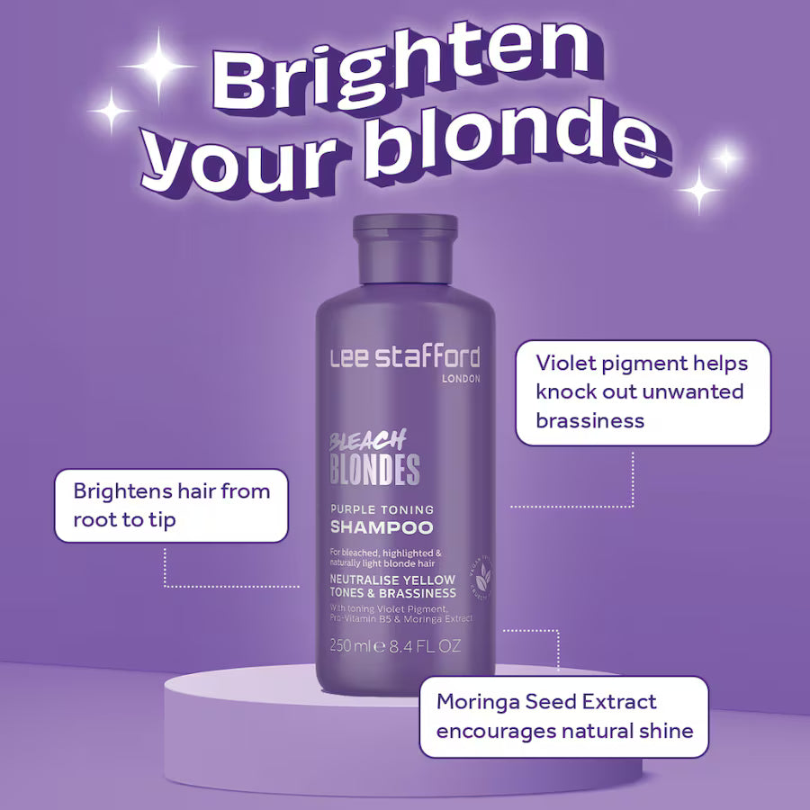 Lee Stafford Bleach Blondes Purple Toning Purple Toning Shampoo