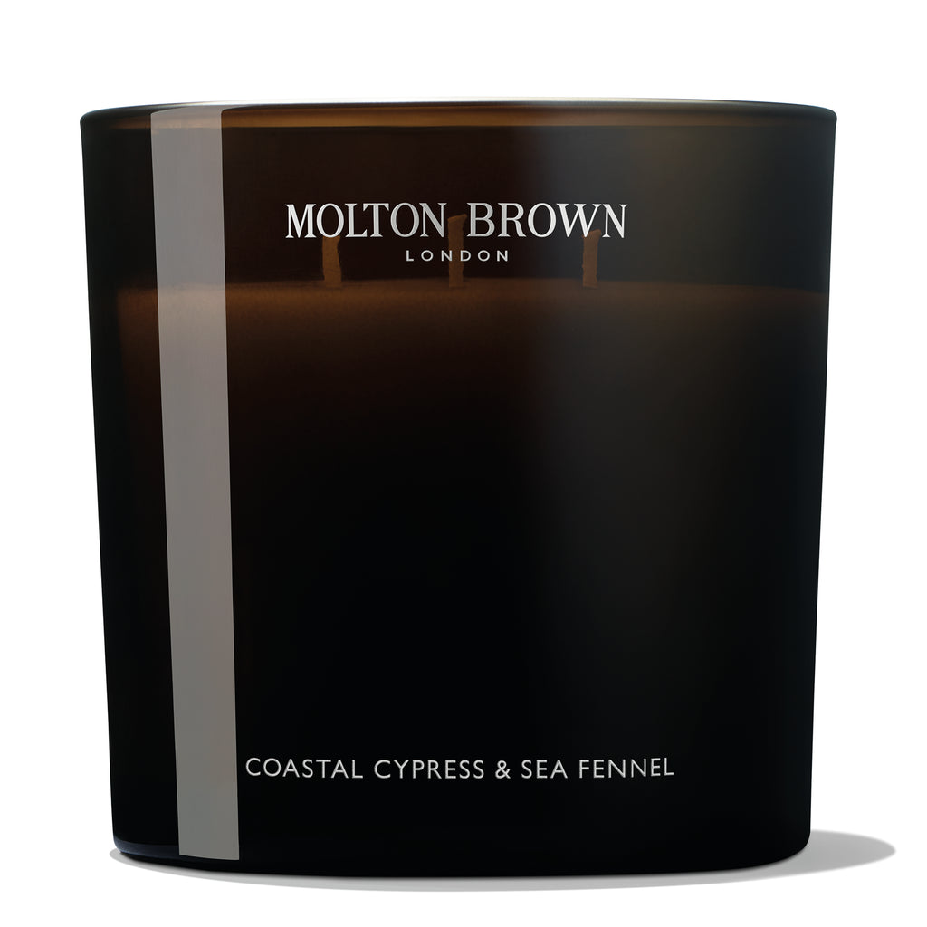 Molton Brown Home Fragrance Coastal Cypress & Sea Fennel 3 Wick Scented Candle Geurkaars