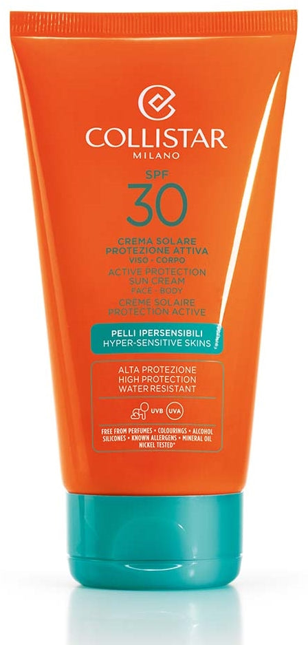 Collistar Sun Perfect Tan Active Protection Sun Cream Crème SPF30