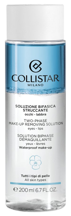 Collistar Face Cleansing Two-Phase Make-Up Removing Solution Lotion