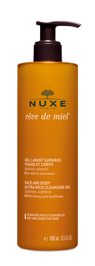 Nuxe Body Rêve de Miel Gel Lavant Surgras Visage et Corps